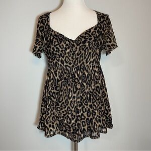 Torrid Leopard Print Women's Top